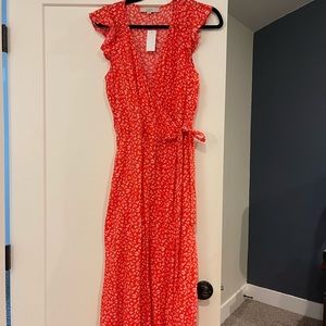 Beautiful NWT Loft floral wrap dress. Size XS